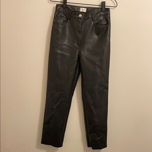 Aritzia Melina leather pants size 4
